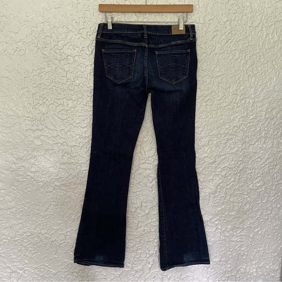 Y2K Abercrombie & Fitch Madison Perfect Stretch Boot Cut Dark Wash Jeans 28/35 - Picture 6 of 8
